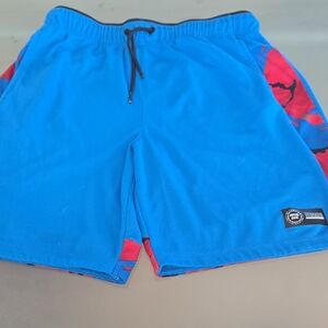 Vibrant Blue and Red Kids' Shorts